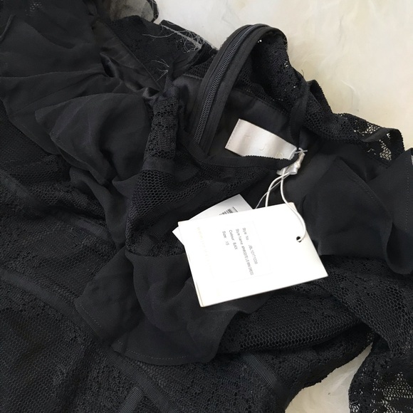 TJD Aphrodite Cold Shoulder Lace Clubwear Dress - Picture 6 of 8